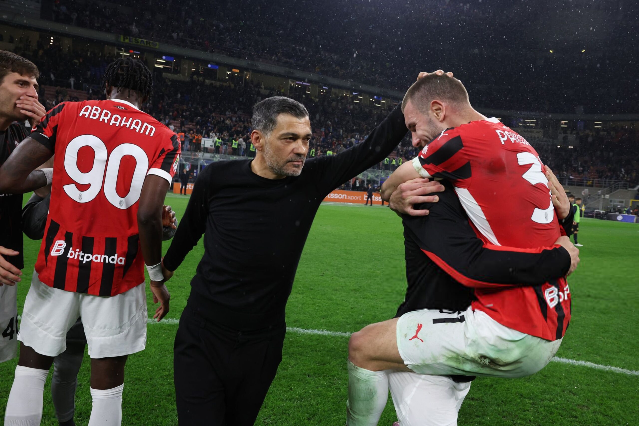 Sergio Conceicao Strahinja Pavlovic AC Milan ميلان كونسيساو بافلوفيتش