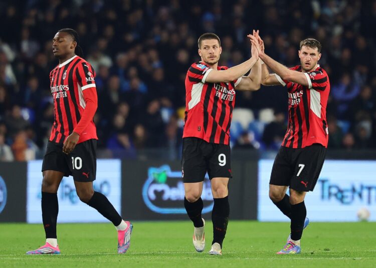 Santiago Gimenez Luka Jovic AC Milan ميلان يوفيتش سانتياغو خيمينيز