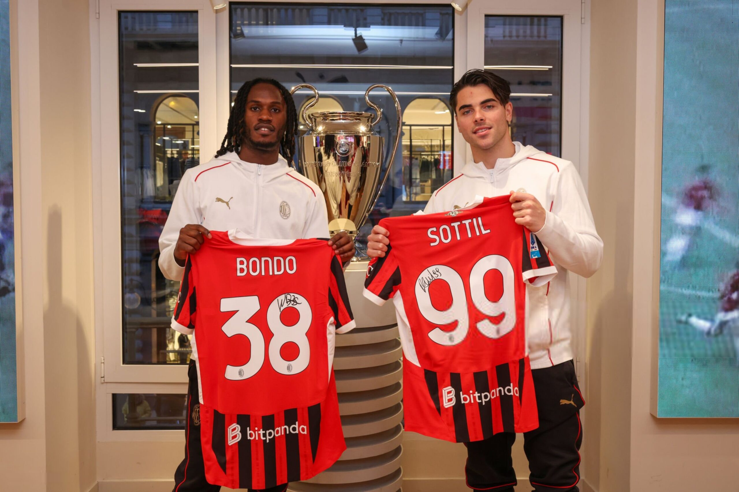 Riccardo Sottil Warren Bondo AC Milan ميلان بوندو سوتيل