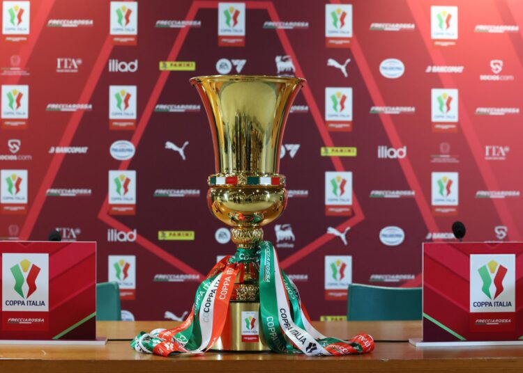 Coppa Italia trophy view