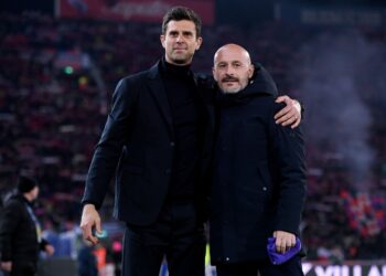 Thiago Motta and Vincenzo Italiano