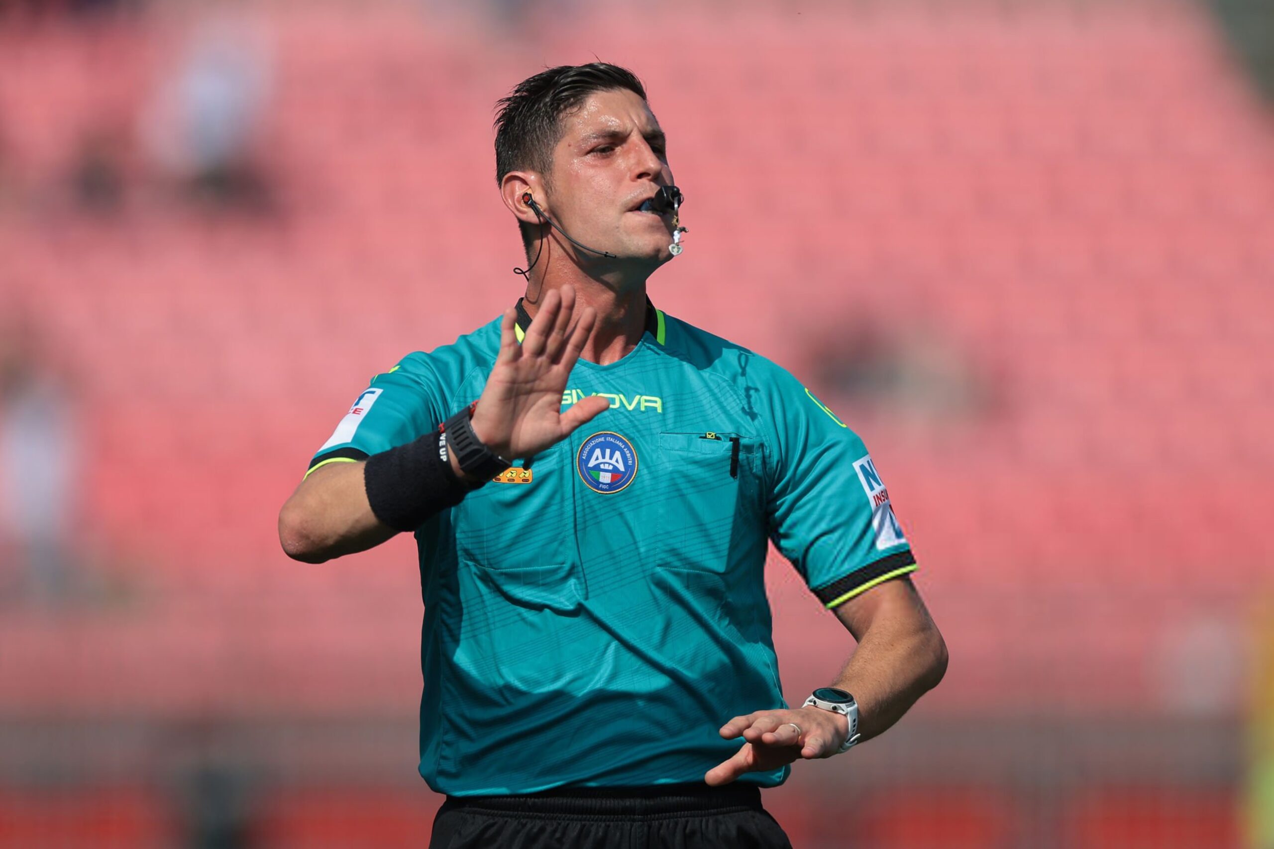 Referee Giuseppe Collu