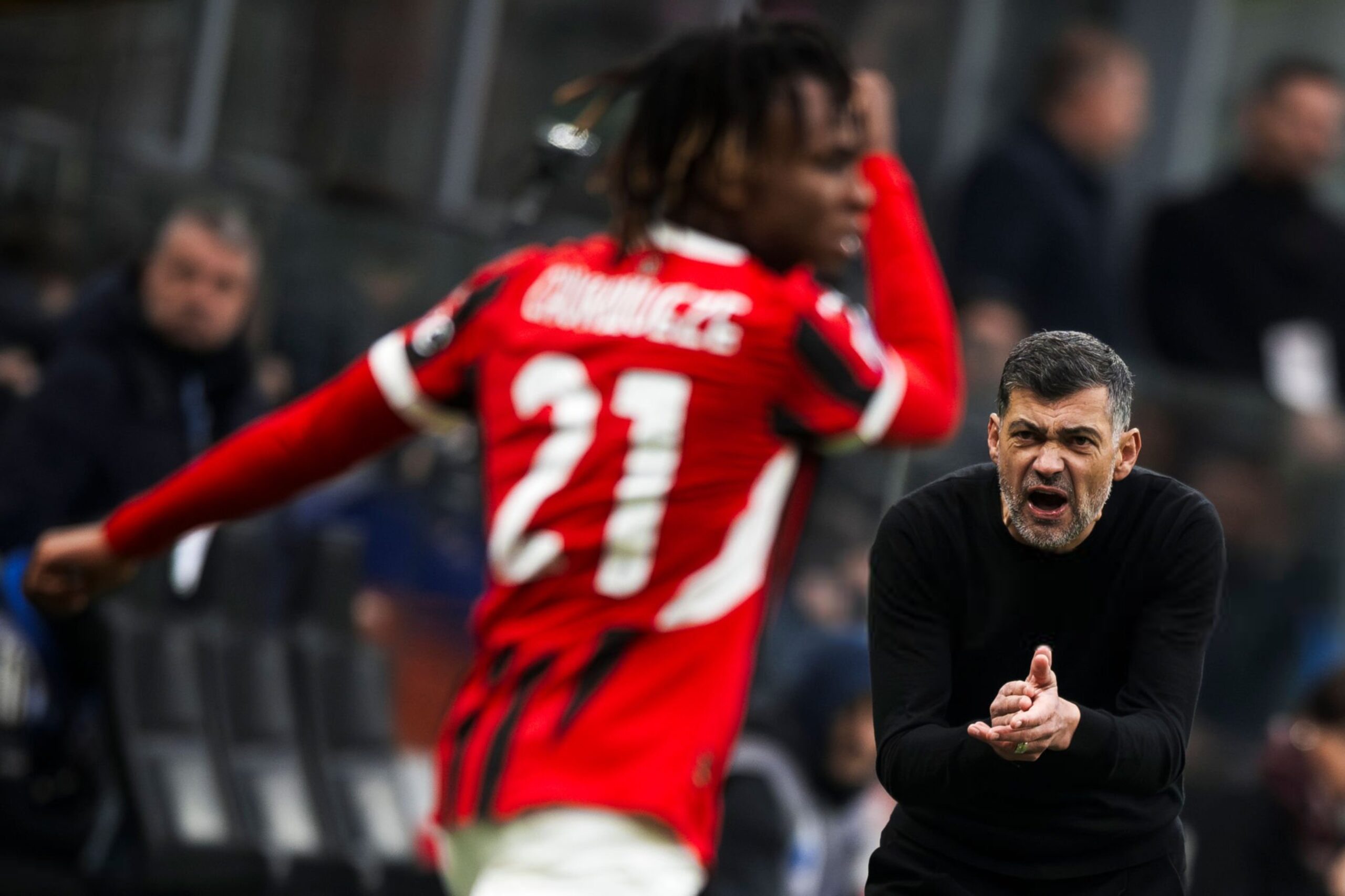 Sergio Conceicao and Samuel Chukwueze