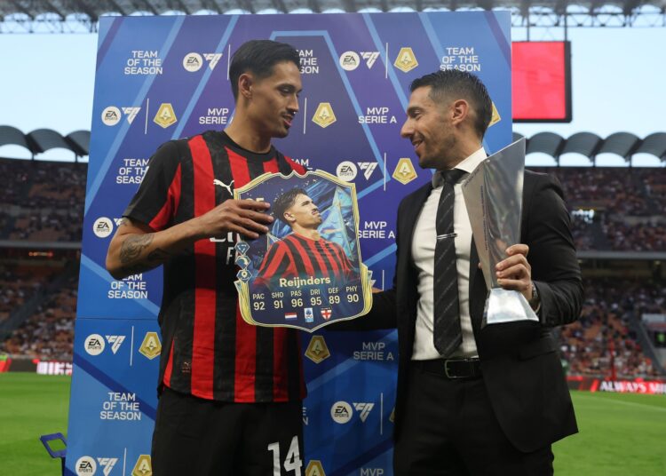 Tijjani Reijnders Geoffrey Moncada AC Milan ميلان مونكادا رايندرز