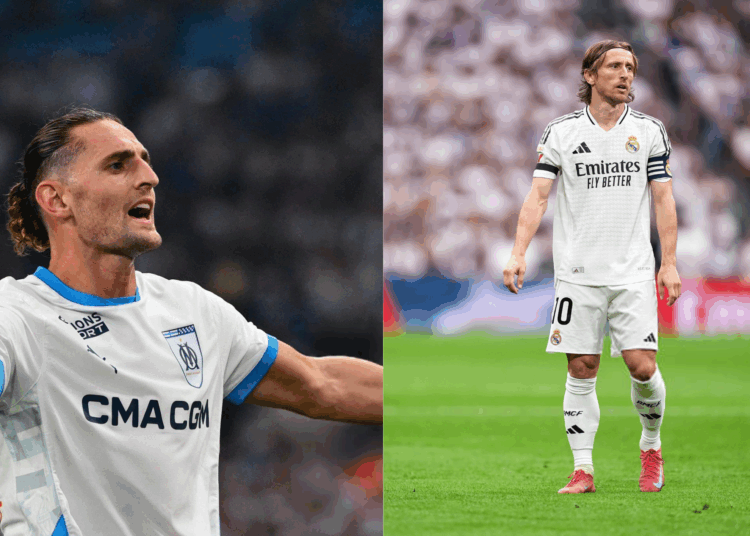 Adrien Rabiot Luka Modric رابيو مودريتش