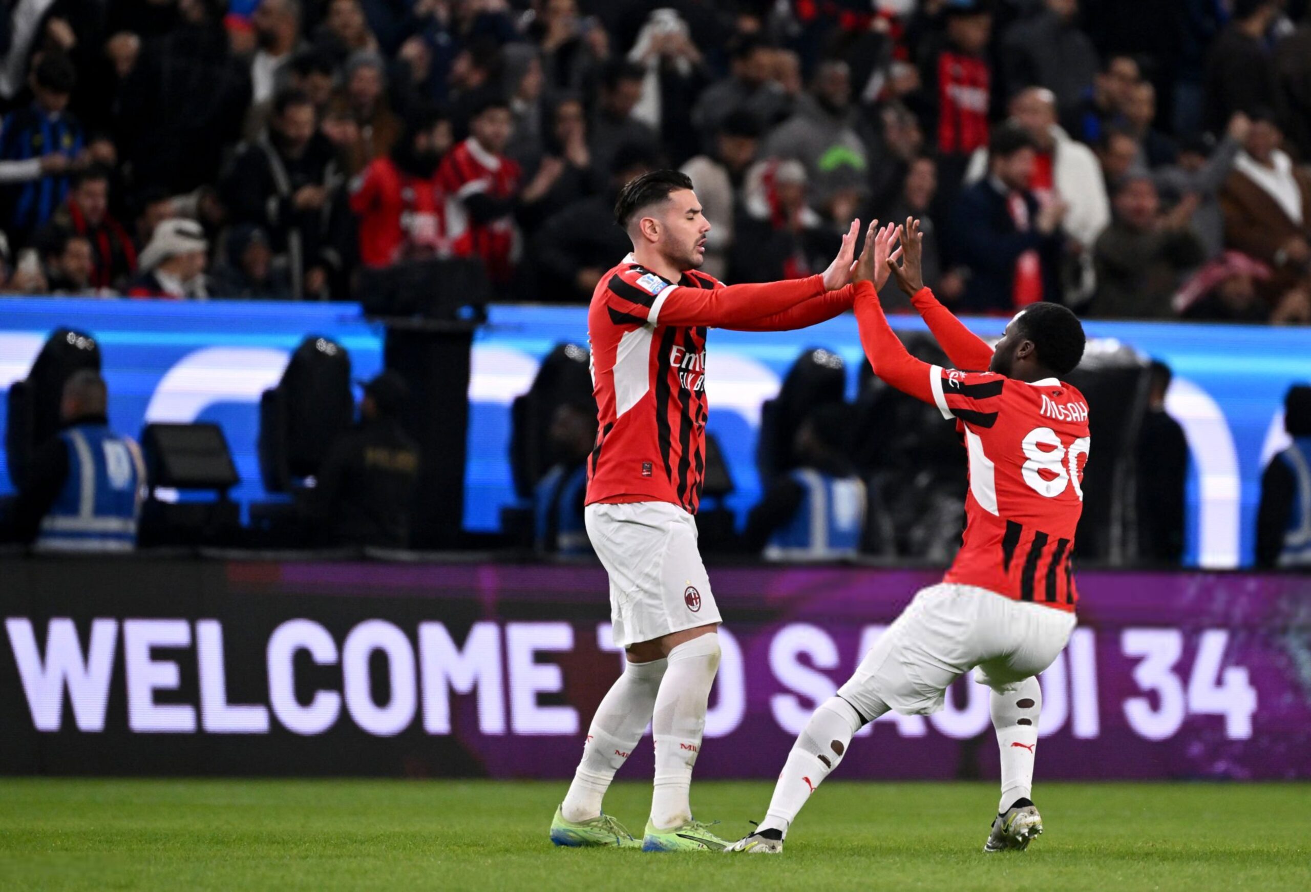 Theo Hernandez Yunus Musah AC Milan ثيو يونس موسى ميلان