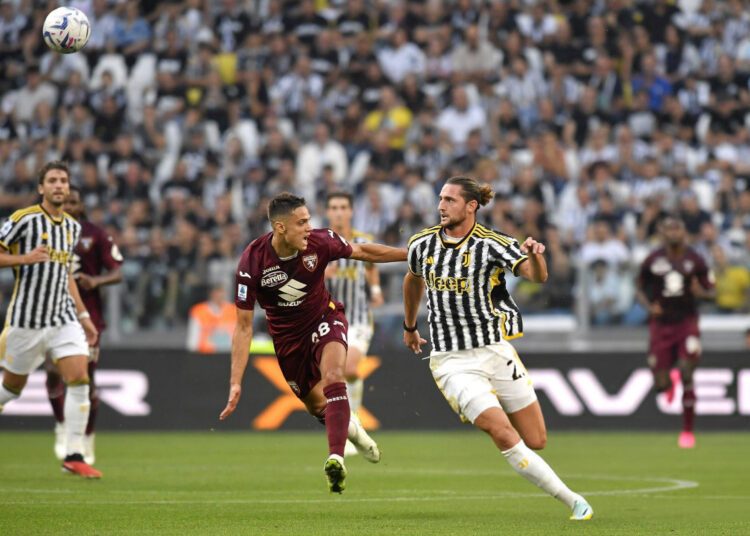 Juventus Adrien Rabiot Samuele Ricci Torino