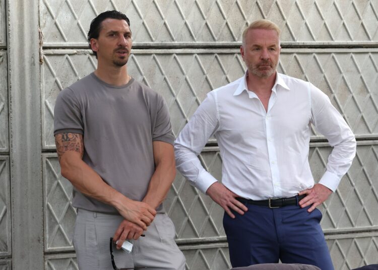 Zlatan Ibrahimovic Igli Tare إبراهيموفيتش تاري ميلان AC Milan