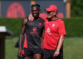 Rafael Leao Marco Landucci AC Milan ميلان لياو لاندوتشي