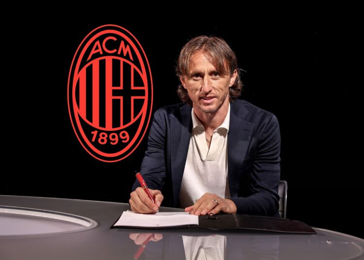 Luka Modric AC Milan ميلان مودريتش