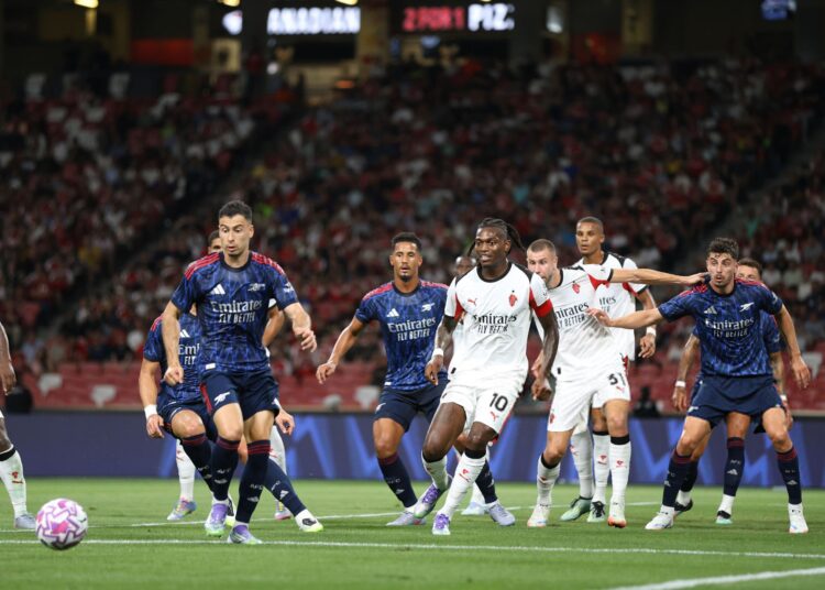 AC Milan players vs Arsenal