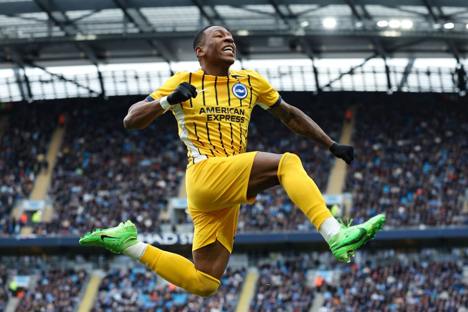 Manchester City vs Brighton match action