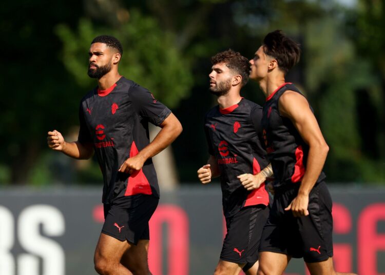 AC Milan Ruben Loftus-Cheek Samuele Ricci Christian Pulisic بوليسيك ريتشي لوفتوس شيك ميلان