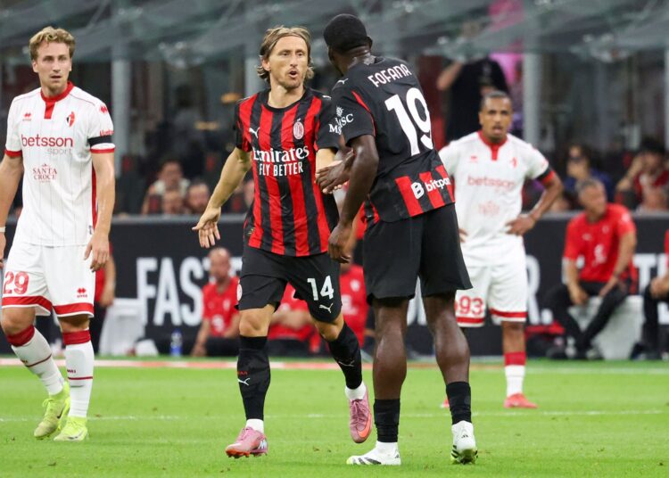 Luka Modric Youssouf Fofana AC Milan ميلان مودريتش فوفانا