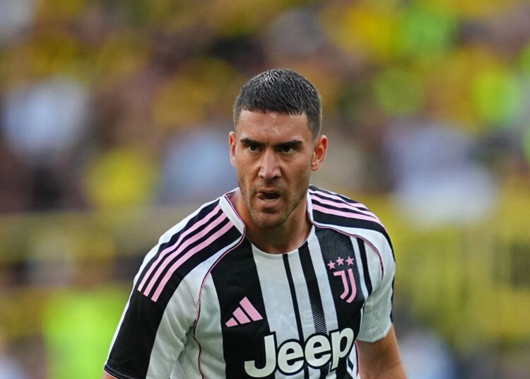 Dusan Vlahovic of Juventus