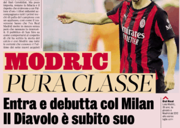 Gazzetta: Modric, what a class in his debut with AC Milan