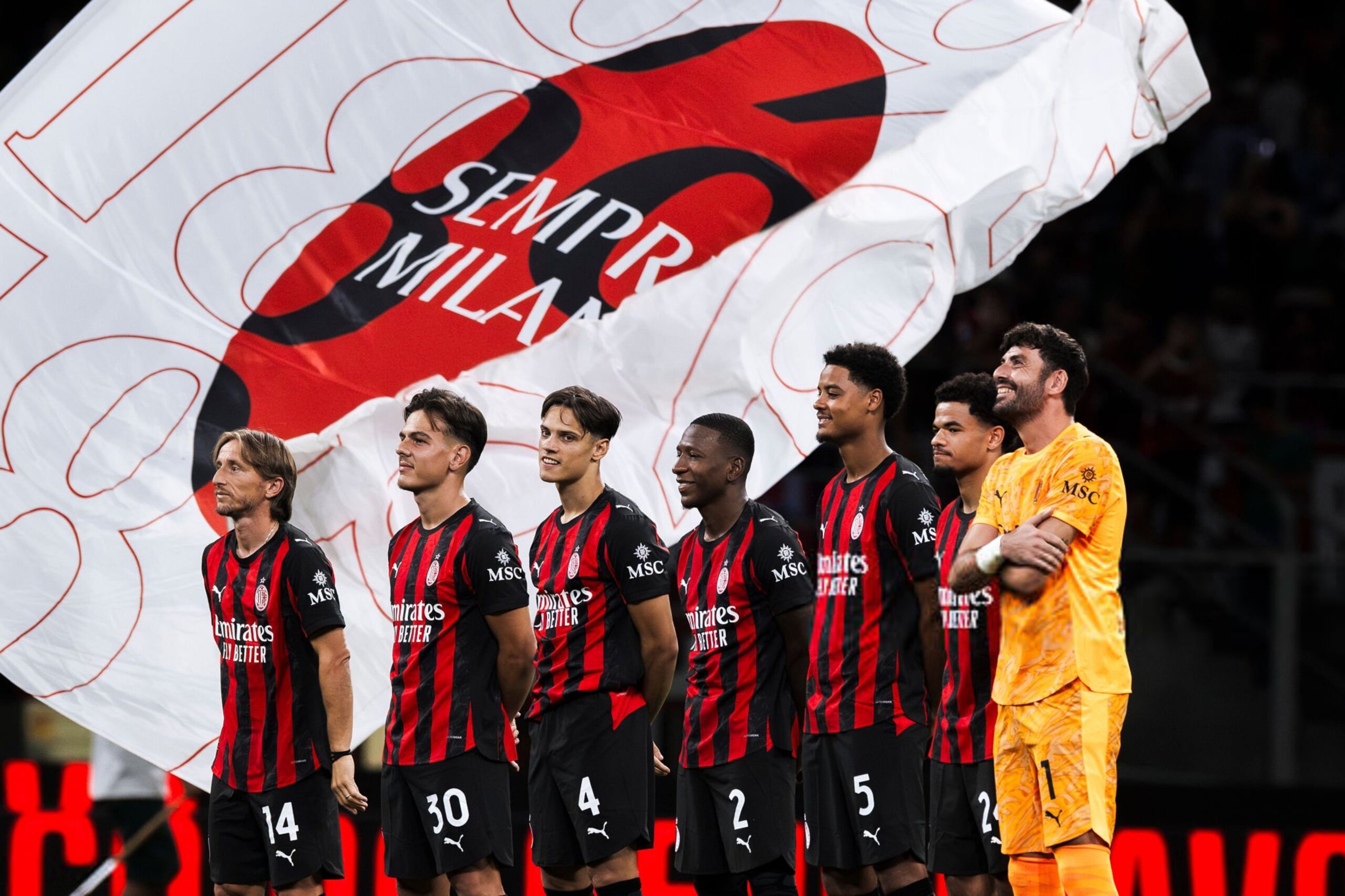 Luka Modric Ardon Jashar Samuele Ricci Pervis Estupinan Koni De Winter Zachary Athekame Pietro Terracciano AC Milan