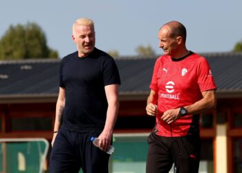 Igli Tare Massimiliano Allegri Milan ميلان تاري أليغري