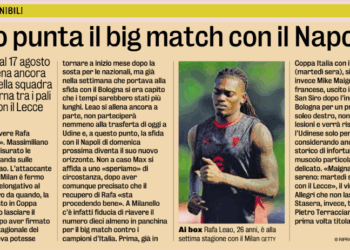 Gazzetta: Leao targets the big match against Napoli.