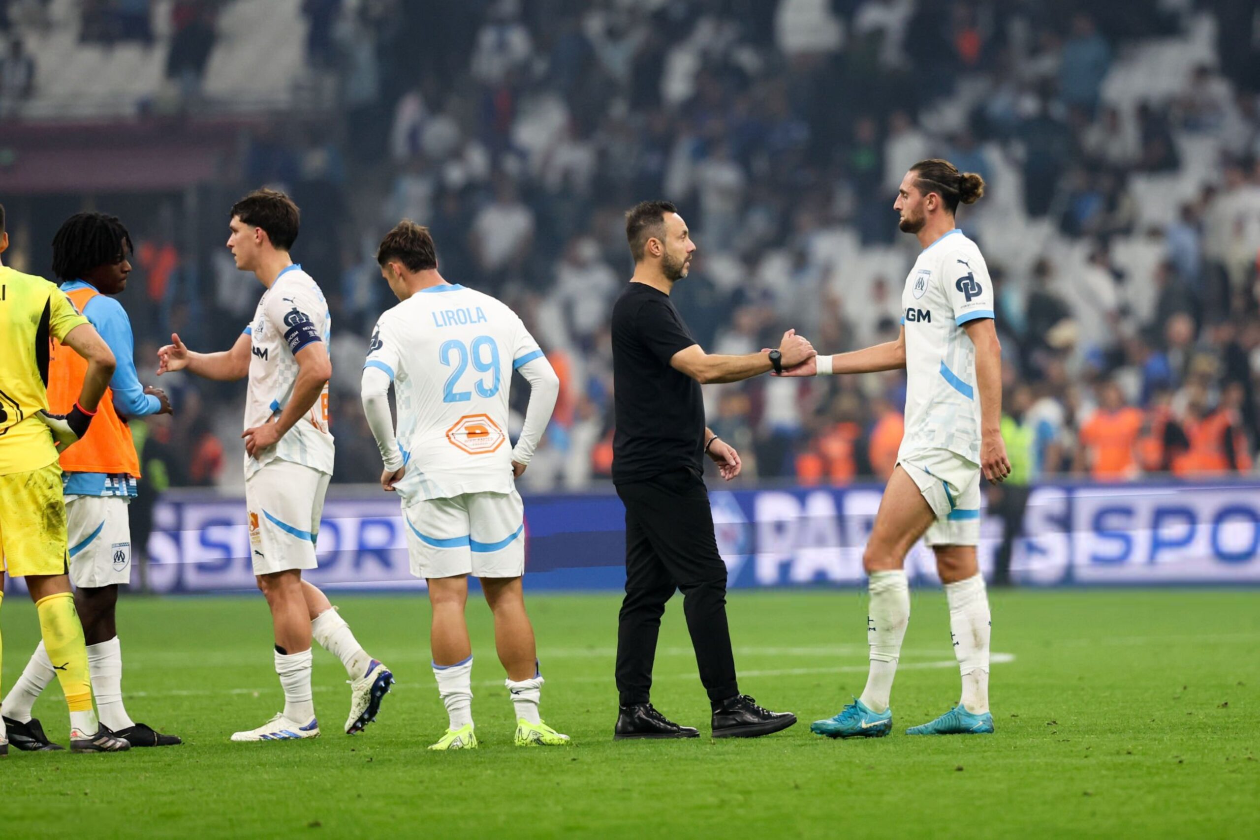 Roberto De Zerbi Adrien Rabiot Marseille دي زيربي رابيو مارسيليا