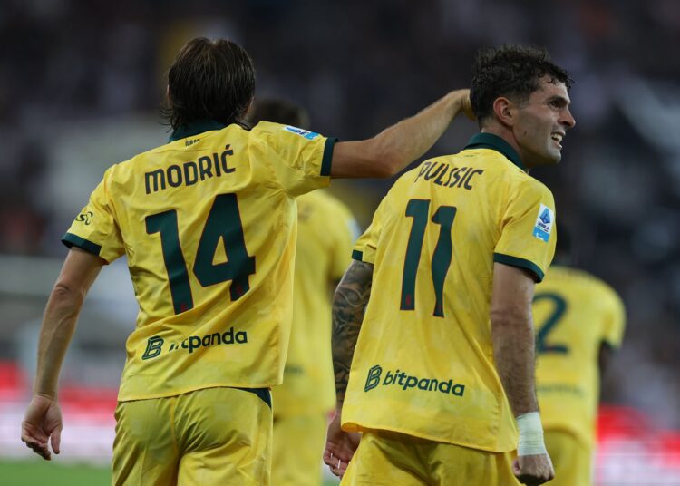 Christian Pulisic Luka Modric Milan ميلان بوليسيك مودريتش