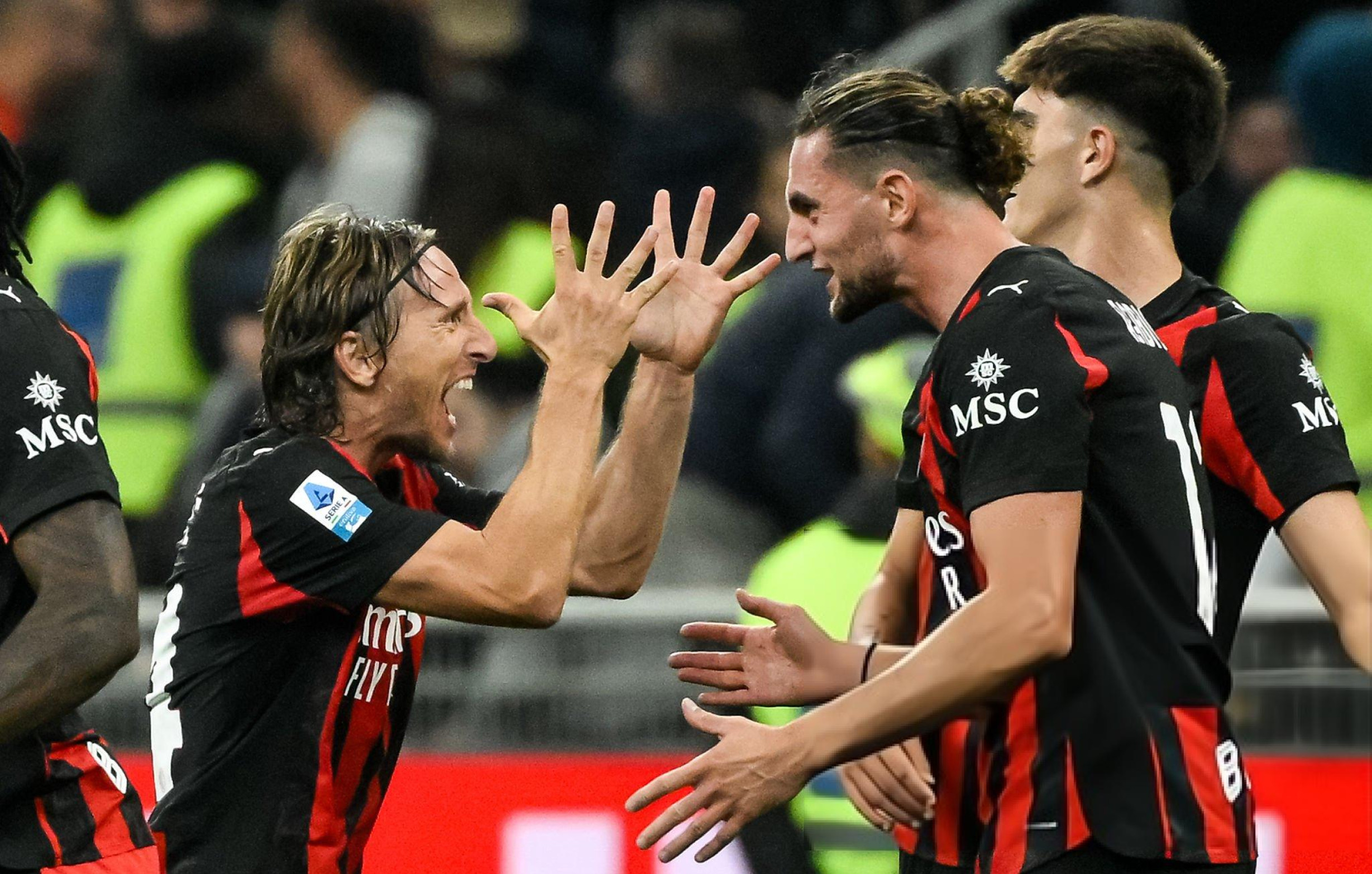 Luka Modric Adrien Rabiot AC Milan ميلان رابيو مودريتش
