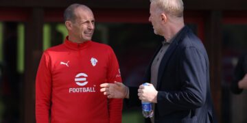 Igli Tare Massimiliano Allegri AC Milan ميلان تاري أليغري