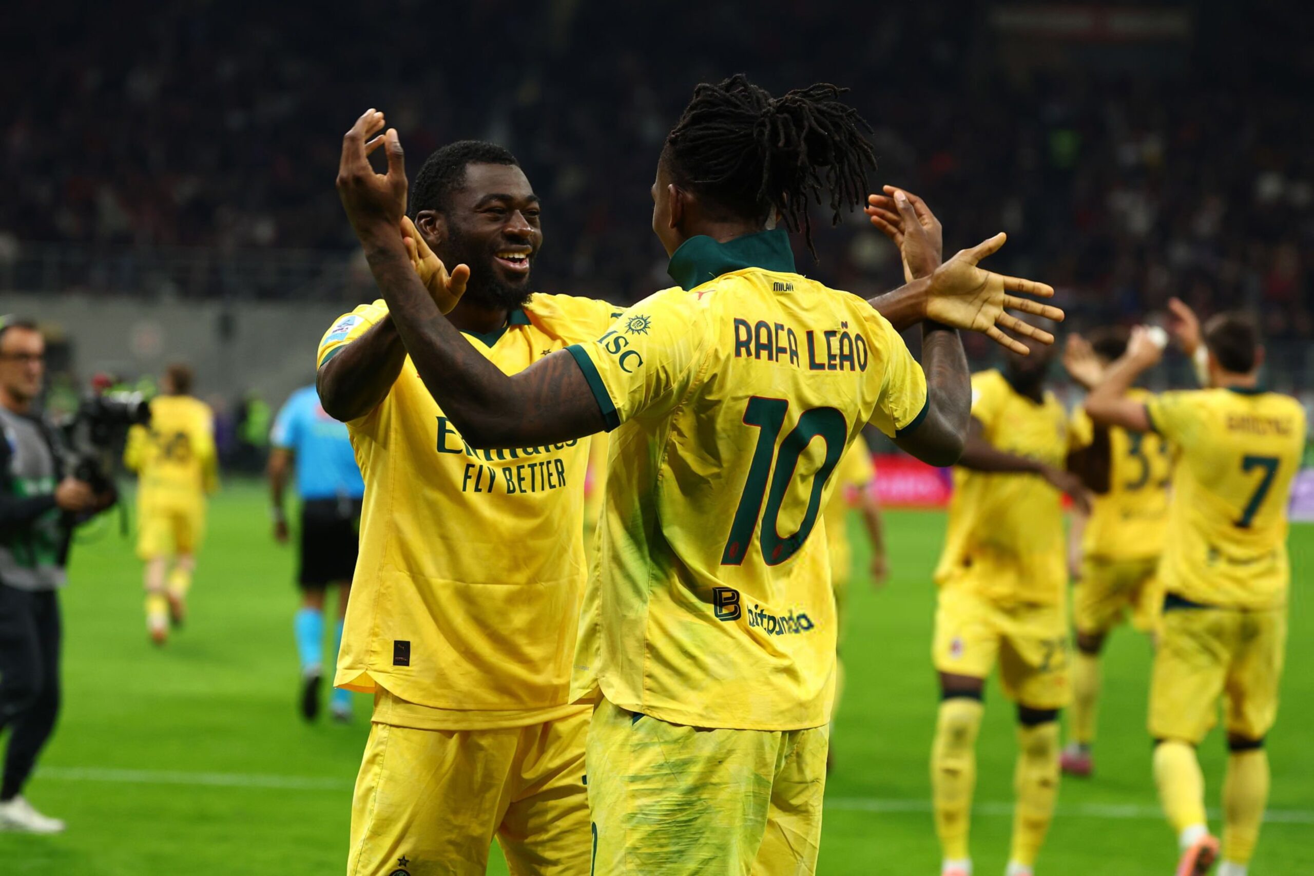 Youssouf Fofana Rafael Leao Milan ميلان لياو فوفانا