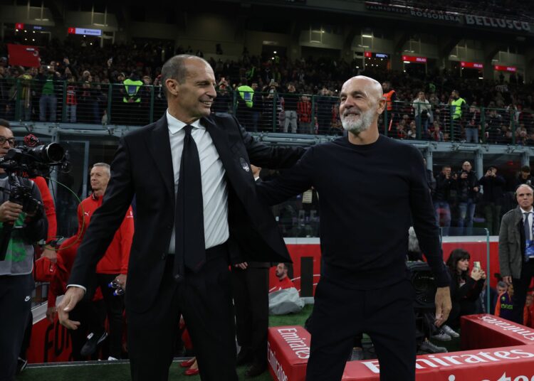 Massimiliano Allegri Stefano Pioli بيولي أليغري ميلان