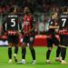 AC Milan players celebrate ميلان