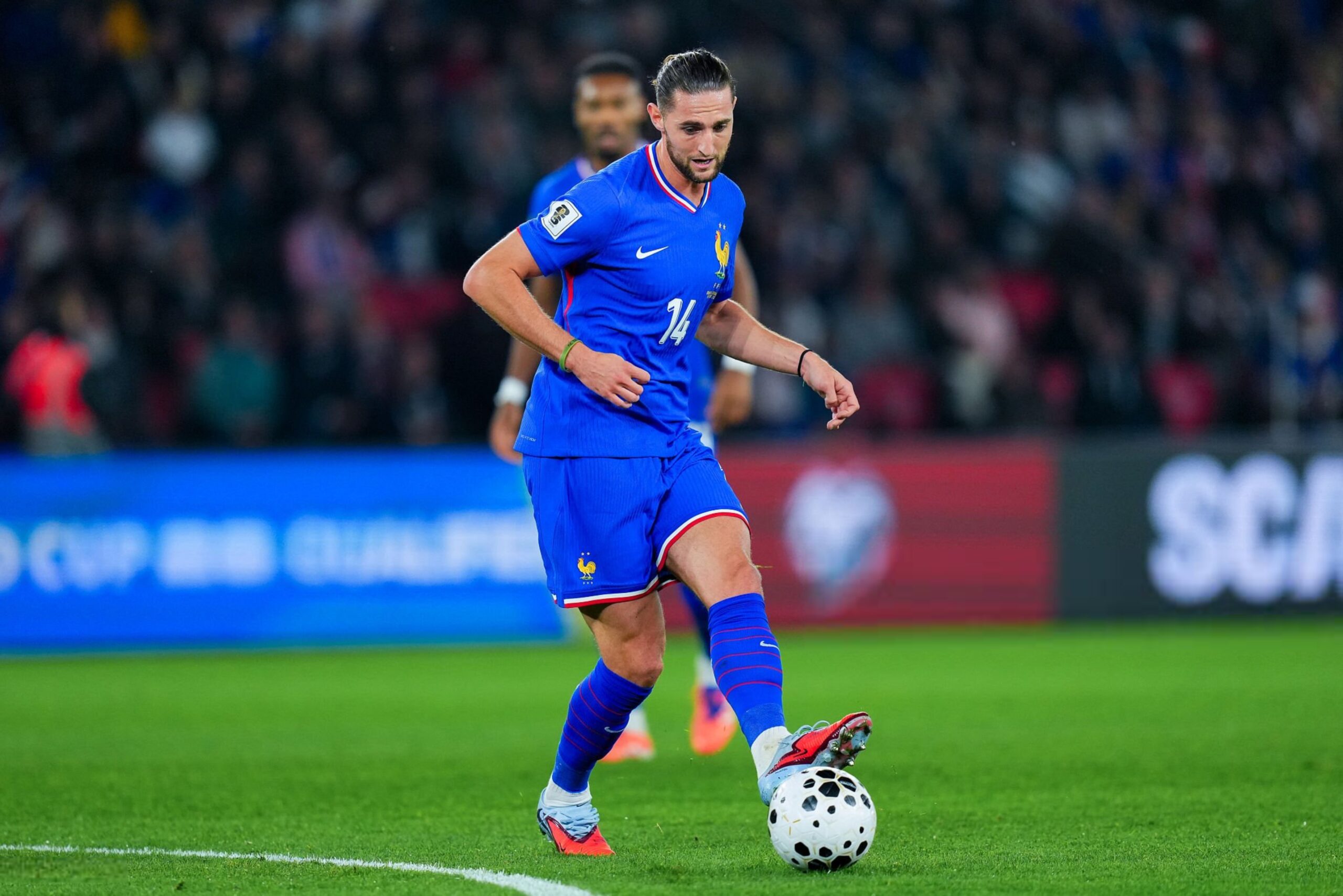 Adrien Rabiot during a match against Azerbaijan (Getty Images)