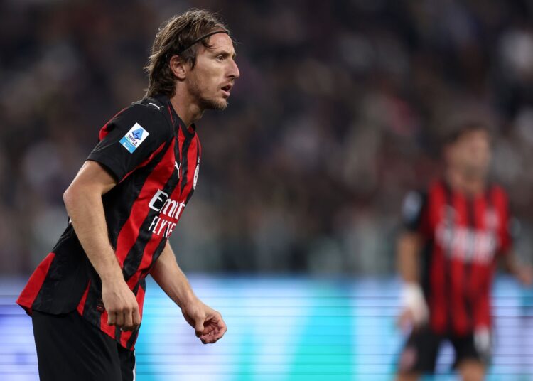 Luka Modric of AC Milan