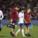 Christian Pulisic #10 of the United States leaves the game after picking up an injury during the first half against Australia during an international friendly at Dick's Sporting Goods Park on October 14, 2025 in Commerce City, Colorado. (Photo by John Dorton/ISI Photos/USSF/Getty Images)