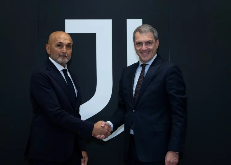 Luciano Spalletti and Damien Comolli