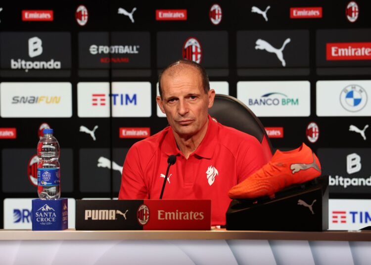 Massimiliano Allegri (AC Milan via Getty Images)