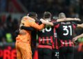 AC Milan players celebrate ميلان