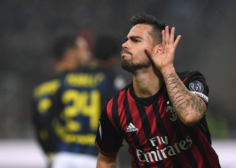 Suso of AC Milan