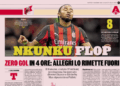 Gazzetta: Nkunku flops and Allegri drops him again