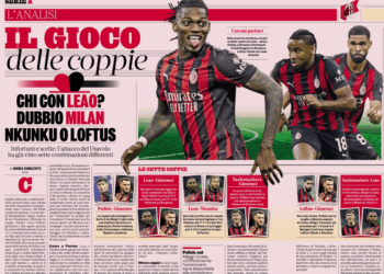 Gazzetta: The pairing dilemma – Who partners Leao? Milan weigh two options