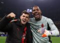 Mike Maignan and Christian Pulisic of AC Milan ميلان مينيون بوليسيك