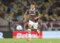 Thiago Silva of Fluminense runs with the ball during the match between Fluminense and Ceara as part of Brasileirao 2025 at Maracana Stadium on October 29, 2025 in Rio de Janeiro, Brazil. (Photo by Lucas Figueiredo/Getty Images)