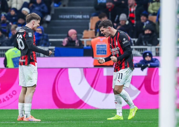 Alexis Saelemaekers Christian Pulisic AC Milan ساليماكرز بوليسيك