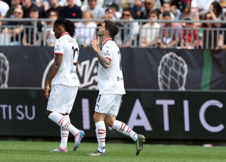 Christian Pulisic Rafael Leao AC Milan ميلان لياو بوليسيك