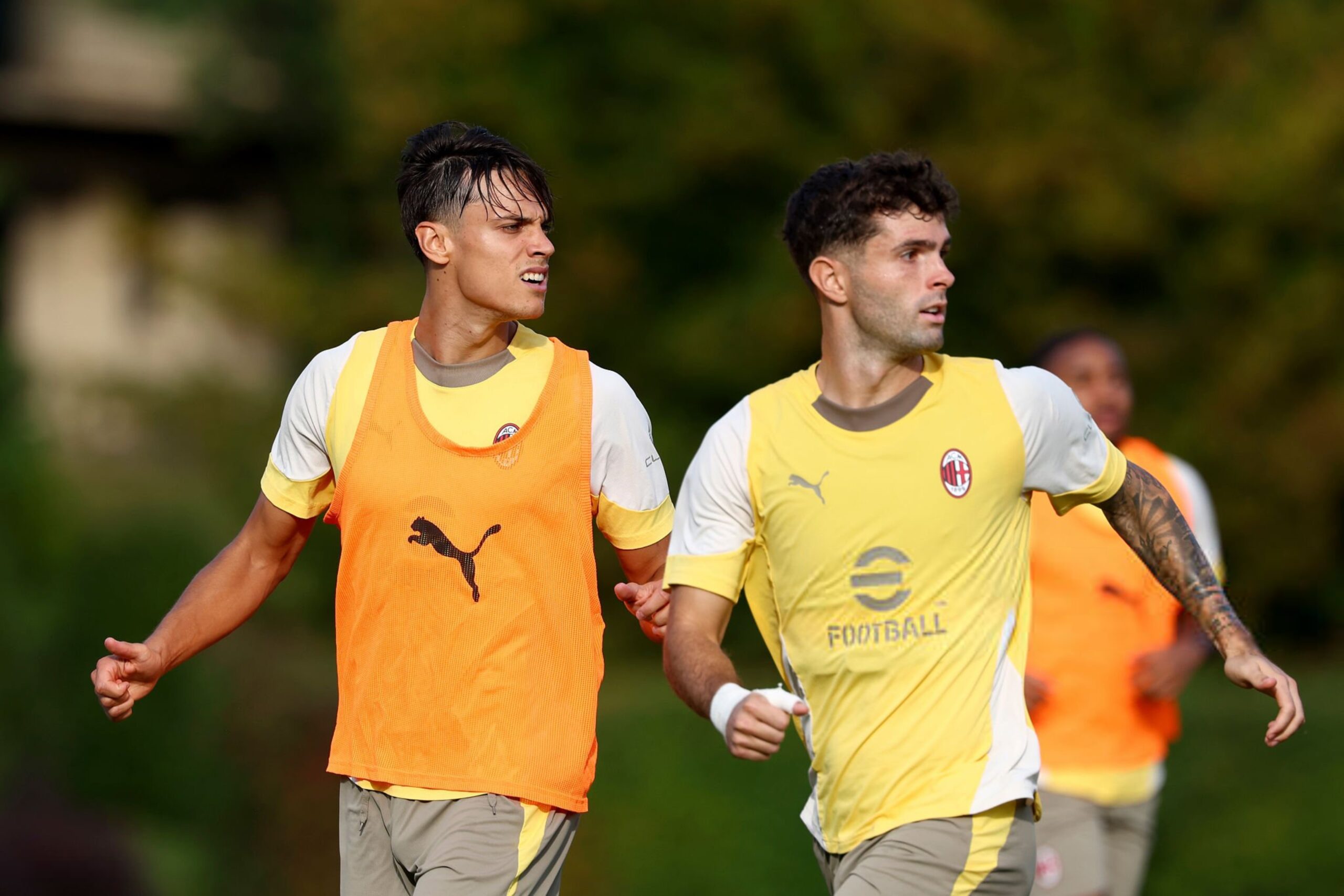 Samuele Ricci and Christian Pulisic AC Milan ميلان بوليسيك ريتشي