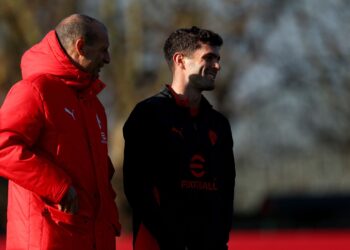 Christian Pulisic Massimiliano Allegri AC Milan ميلان بوليسيك