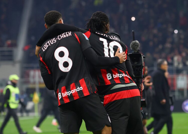 Rafael Leao and Ruben Loftus-Cheek AC Milan ميلان لوفتوس شيك لياو