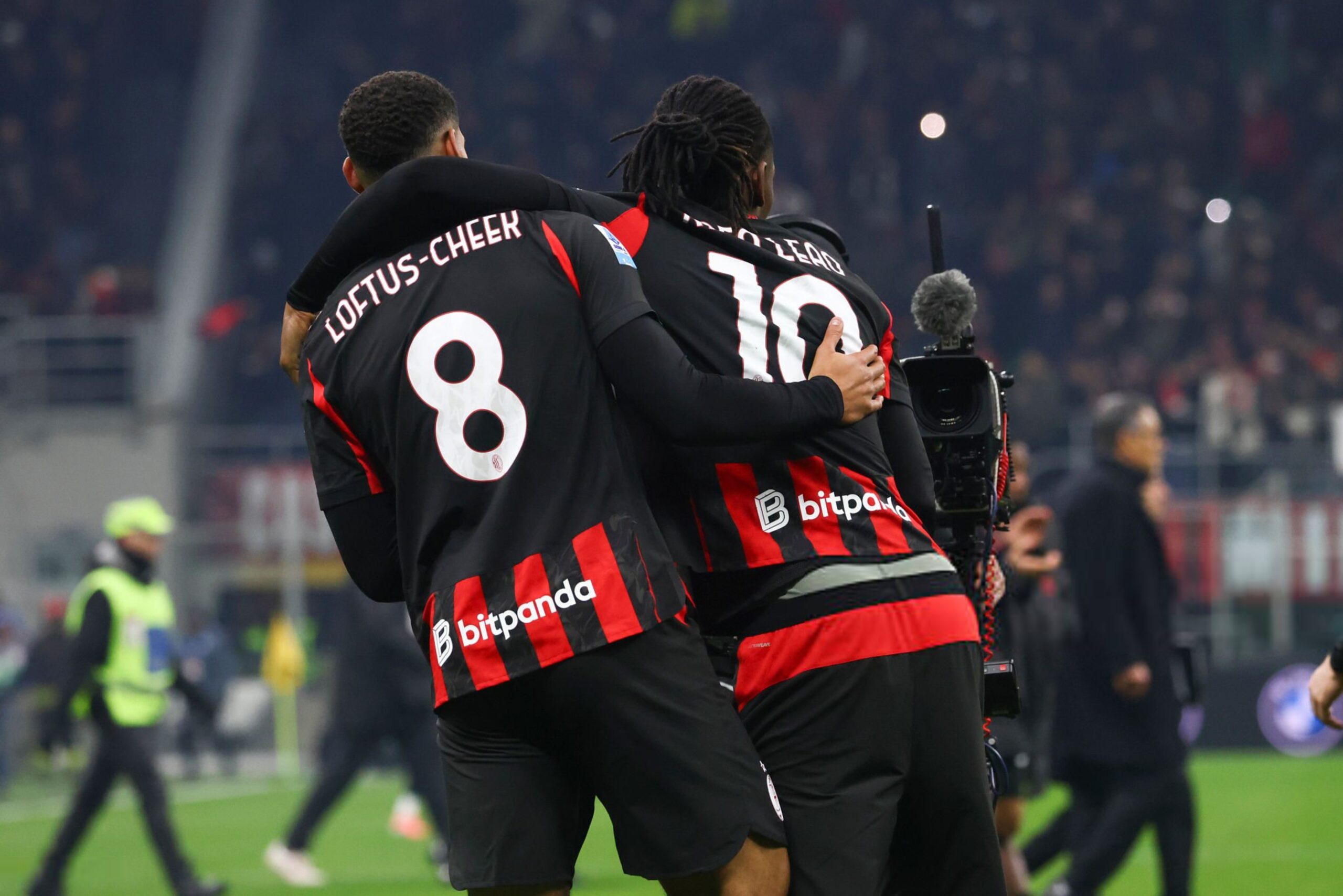 Rafael Leao and Ruben Loftus-Cheek AC Milan ميلان لوفتوس شيك لياو