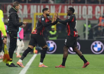 Loftus-Cheek and Youssouf Fofana of AC Milan