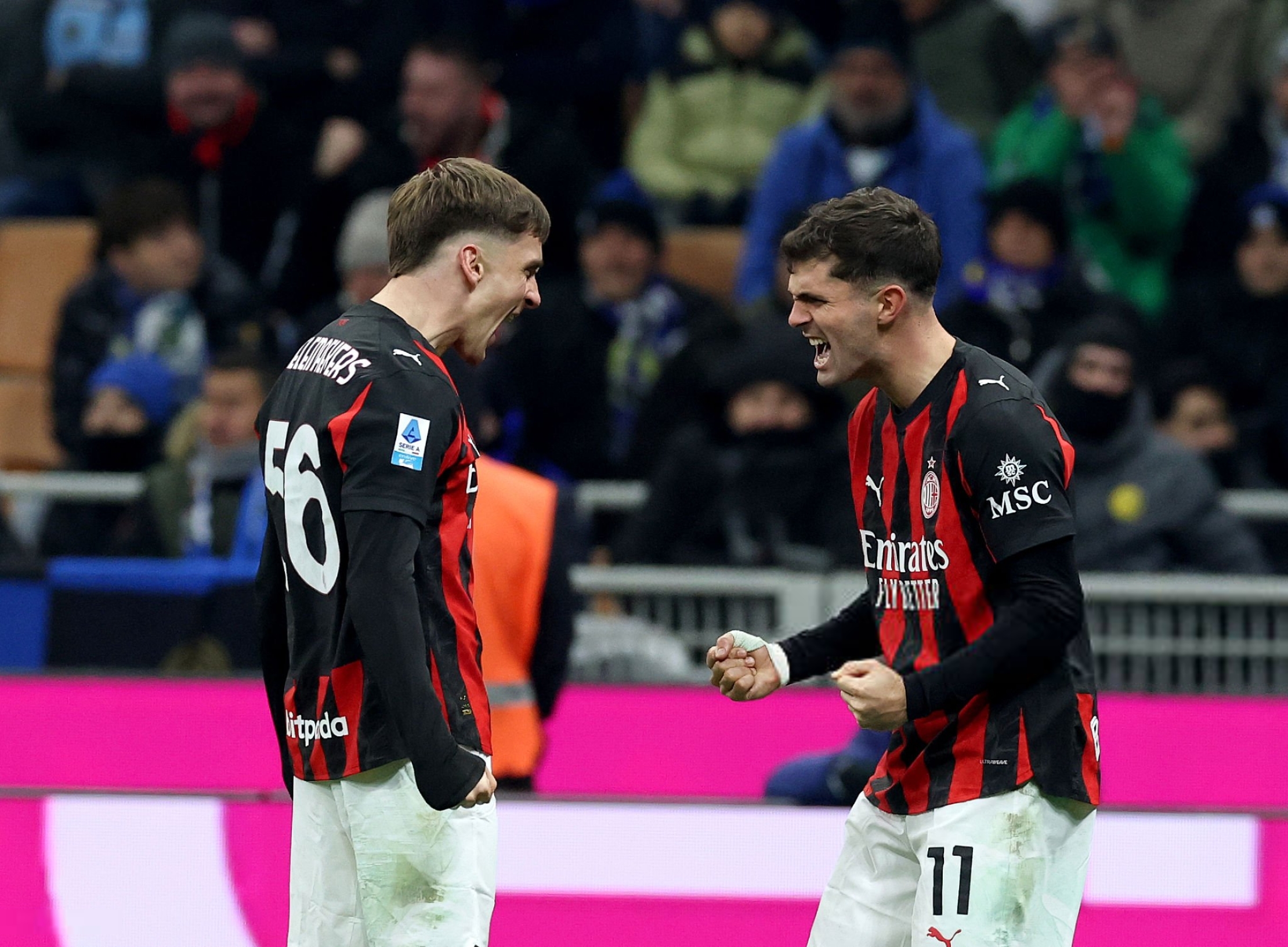 Alexis Saelemaekers and Christian Pulisic