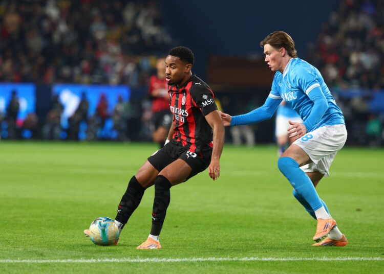 AC Milan's Christopher Nkunku نكونكو ميلان